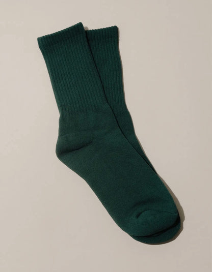 Cotton Blend Crew Socks