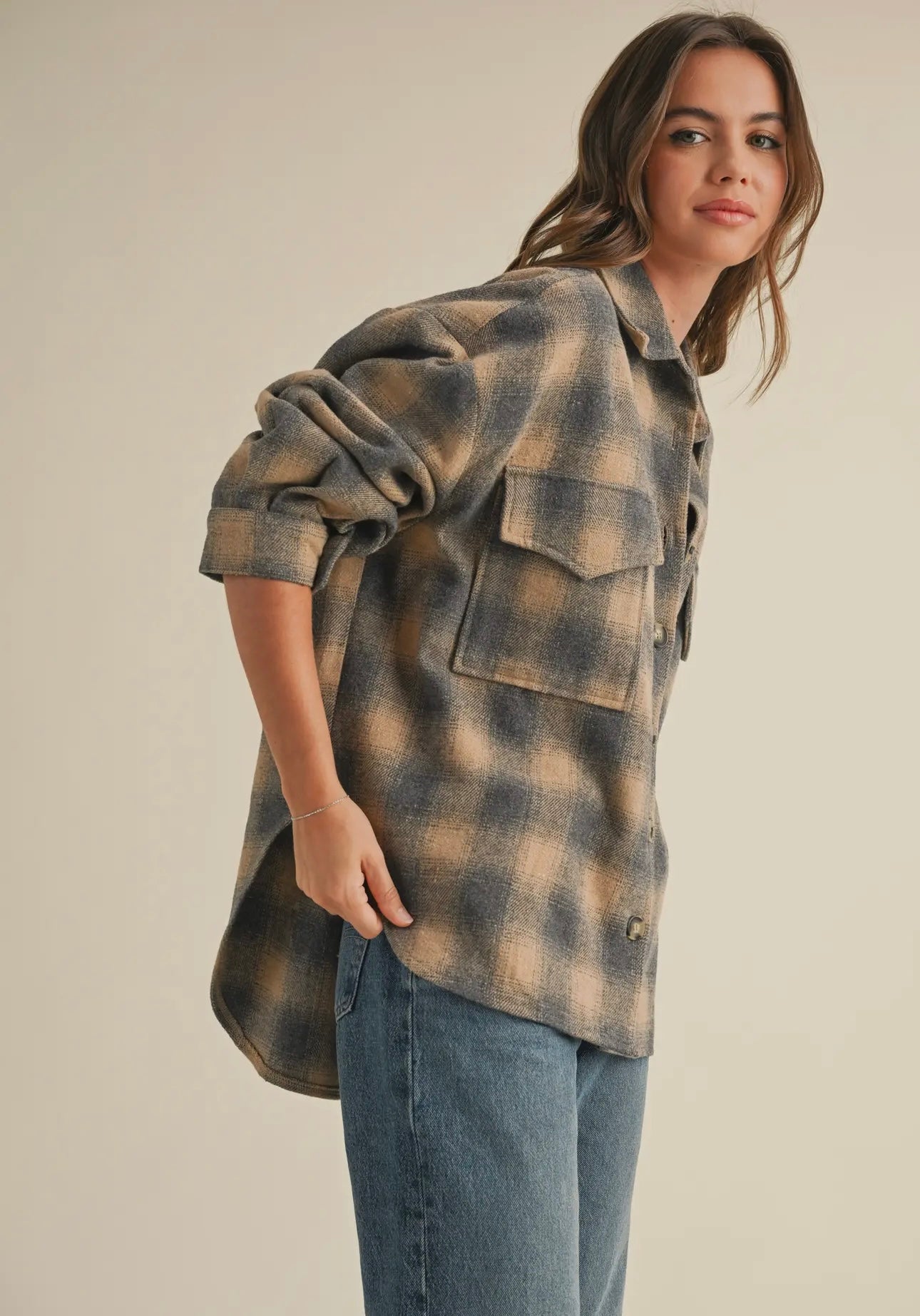 plaid shacket