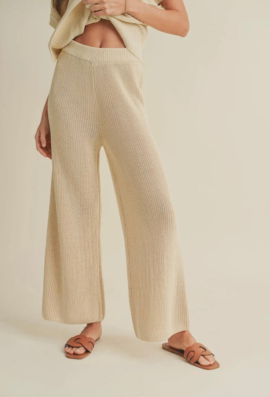 Maye Knitted Crop Pants