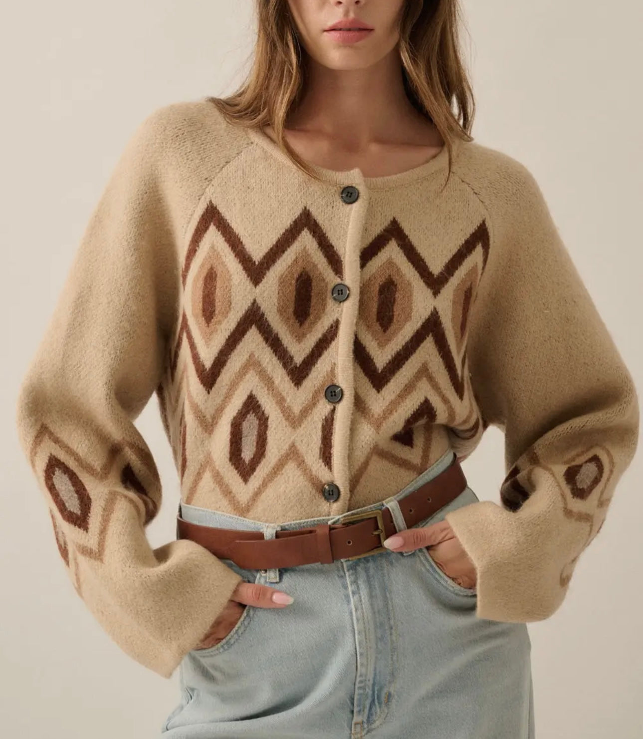 boho western cardigan