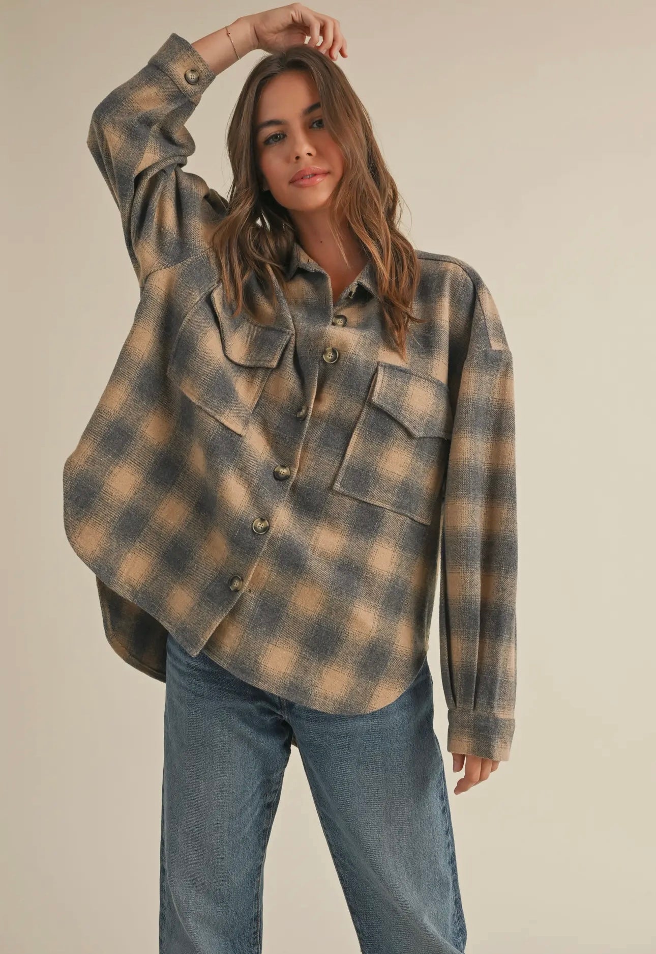 plaid shacket